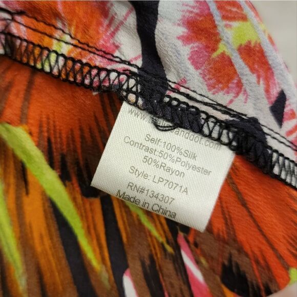 Revolve Silk Tropical Joggers  - Picture 6 of 10